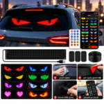 ليد عيون LED للسيارة بتصميمات متحركة وتحكم بالموبايل