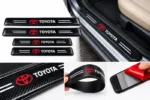 ⁦عتب أبواب كربون للسيارة – Toyota / Hyundai⁩ - الصورة ⁦2⁩